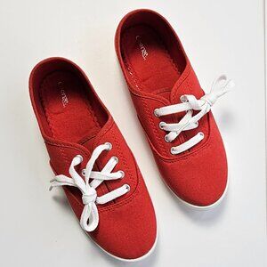 George Red Canvas Sneakers – Women’s/Unisex- Size 6